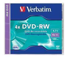 Rewritable DVD-RW Disky