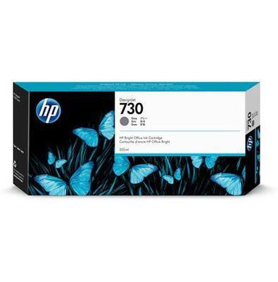 P2V72A Inkoustová cartridge HP 730, do tiskárny DesignJet T1600, T1700, T2600, šedá, 300 ml, HP