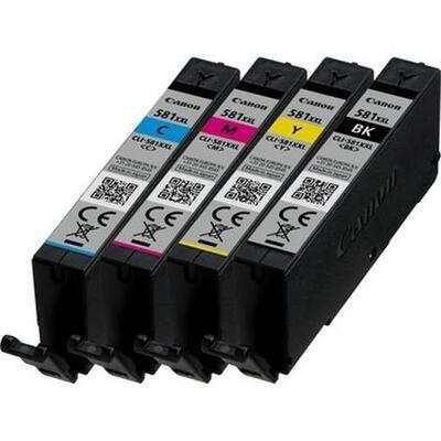 CLI-581MPXXL Multipack pro Pixma TS7550, 8150, 9150 tiskárny CANON, 4 barvy, 46,8ml - 1