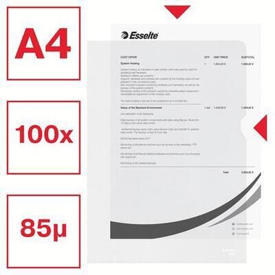 Obal "Standard", matný, typ L, A4, 85 mikronů, ESSELTE - 1