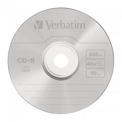 CD-R 800MB, 90min., 40x, Verbatim, jewel box - 1