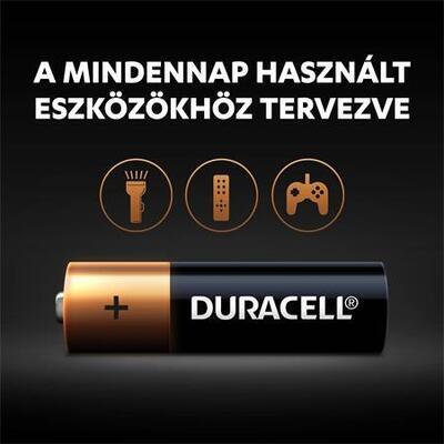 Baterie "Basic", AA, 4 ks, DURACELL - 1