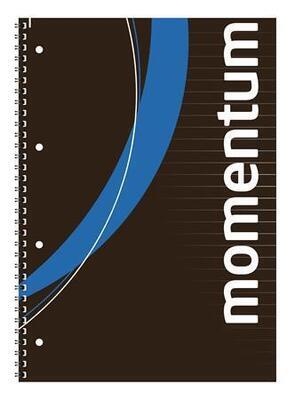 Blok na psaní "Momentum", linkovaný, drátěná kroužková vazba, A4, 90 listů, VICTORIA