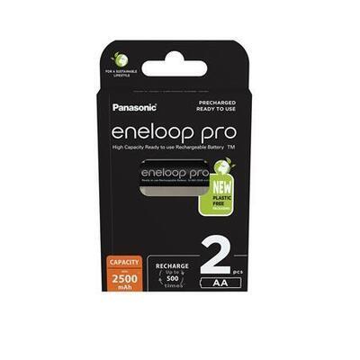 Dobíjecí baterie "Eneloop Pro", AA, 2 x 2500 mAh Ni-MH, PANASONIC 