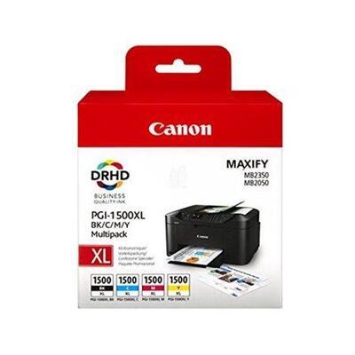 PGI-1500XLKIT Inkjet cart. multipack pro Maxify MB2350 tiskárnu, CANON b+c+m+y, 34ml+3*12ml