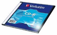 CD-R 700MB, 80min., 52x, DLP Crystal AZO, Verbatim, 1ks - 1/3