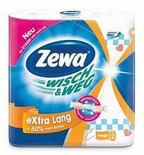 Kuchyňské utěrky "Wisch&Weg extra lang", 2vrstvé, 2 role, ZEWA