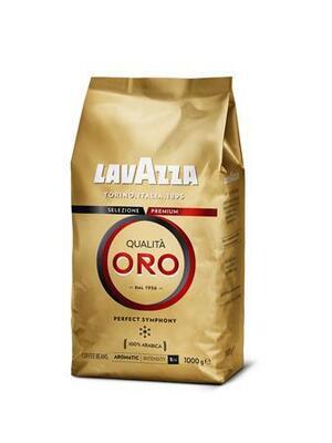 Káva "Qualita Oro", pražená, zrnková, 1000 g, LAVAZZA 68LAV00007