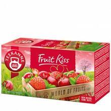 Čaj ovocný, 20x2,5 g, TEEKANNE, "Fruit kiss", jahoda-třešeň