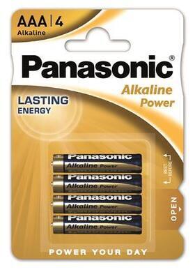 Baterie "Alkaline power", AAA 4 ks, PANASONIC 