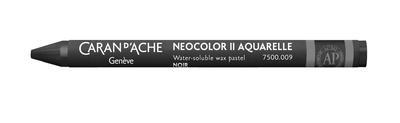 Akvarelový pastel "Neocolor II", black, CARAN D'ACHE 7500.009