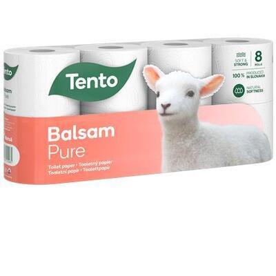 Toaletní papír "Balsam Pure", 8 rolí, 3-vrstvý, TENTO 229387 - 1