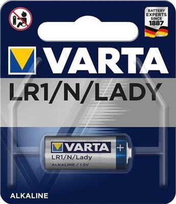 Baterie, LR1, Lady, 1,5V, 1 ks, VARTA 4001112401