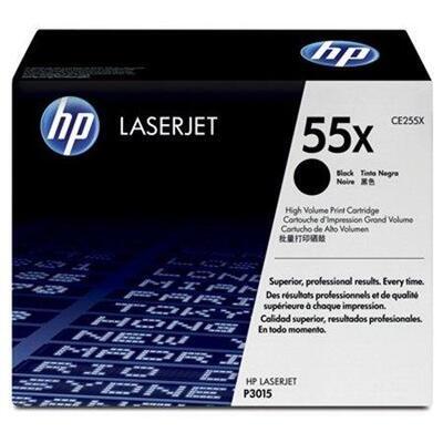 Toner pro "LaserJet P3015" tiskárnu, HP "CE255X" Černá, 12,5 tis.stran