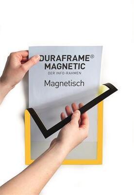 Prezentační rám "DURAFRAME® MAGNETIC", žlutá, A4, magnetický, DURABLE 486904 - 1