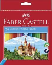 Barevné pastelky "Classic", 24 barev, šestihranné, FABER-CASTELL