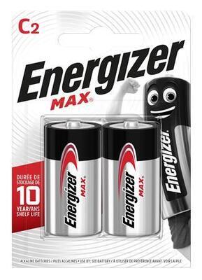 Baterie, C (malý monočlánek), 2 ks,   ENERGIZER "Max"