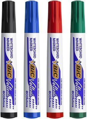 Popisovač na tabuli "Velleda ecolutions", 4 barvy, 1,4 mm, kuželový hrot, BIC 8757151 - 1