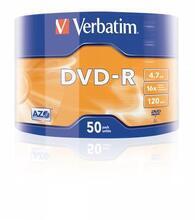 DVD-R 4,7GB, 16x, matné, 50 ks, Verbatim - 1/4