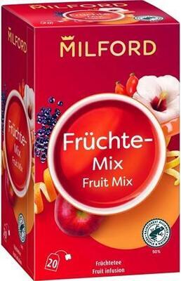 Ovocný čaj "Fruitmix", ovocná směs, 20x 2,5 g, MILFORD 5207524