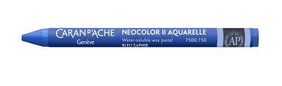 Akvarelový pastel "Neocolor II", sapphire blue, CARAN D'ACHE 7500.150