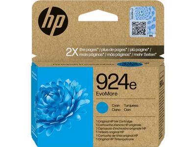 4K0U7NE Inkjet cartridge for Officejet Pro 8120e, 8130e printers, HP 924 EvoMore, cyan, 400 oldal