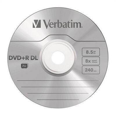 DVD+R DL, 8,5GB, 8x, Verbatim, Double Layer, jewel box - 1