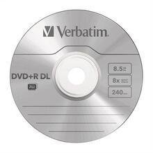 DVD+R DL, 8,5GB, 8x, Verbatim, Double Layer, jewel box - 1/2