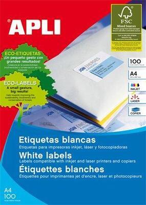 Etiketa, ILC, 99,1x139 mm, zaoblené rohy, 400ks/bal., APLI - 1