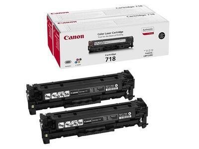 CRG-718B toner do laserových tiskáren i-SENSYS LBP 7200CDN, MF 8330, černá, 2*3,4k, CANON