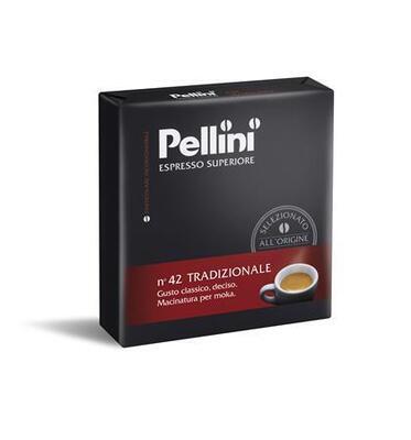 Káva mletá, pražená, 2x250 g, PELLINI "Tradizionale"