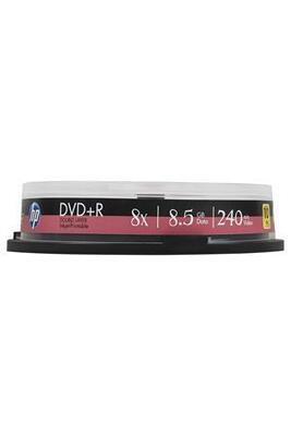 DVD+R, dvouvrstvý, 8,5 GB, 8x, 10 ks, spindle, HP 69309 - 1