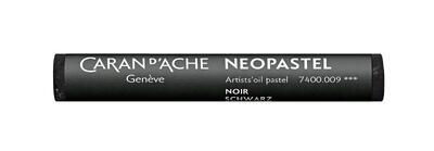 Umělecký pastel "Neopastel", black, CARAN D'ACHE 7400.009