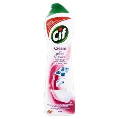 Čistící krém "Pink", 500 ml, s mikrokrystaly, CIF