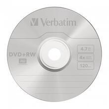 DVD+RW, 4,7GB, 4x, Verbatim, jewel box - 1/2