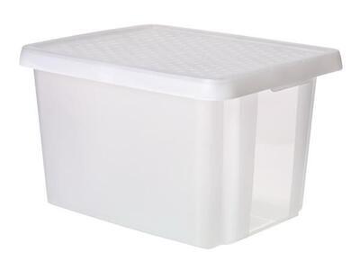 Skladovací box "Essentials", s víkem, 26 l, plast, CURVER