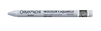 Akvarelový pastel "Neocolor II", light grey, CARAN D'ACHE 7500.003