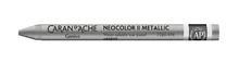 Akvarelový pastel "Neocolor II", metallic silver, CARAN D'ACHE 7500.498