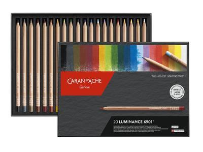 Umělecké pastelky "Luminance 6901", 20 barev, CARAN D'ACHE 6901.720 - 1