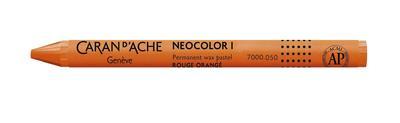 Pastel "Neocolor I", flame red, CARAN D'ACHE 7000.050