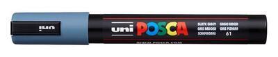 Akrylový popisovač "Posca PC-5M", šedá, 1,8-2,5 mm, UNI 2UPC5MPALASZURKE