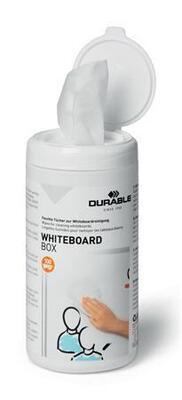 Čisticí utěrky na tabule "Whiteboard box 100", 100 ks, DURABLE 575902 - 1