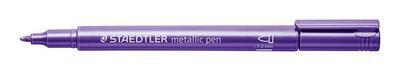 Dekorační popisovač, metalická fialová, 1-2 mm, kuželový hrot, STAEDTLER 8323-623 - 1