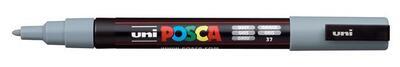 Akrylový popisovač "Posca PC-3M", břidlicově šedá, 0,9-1,3 mm, UNI 2UPC3MPALASZURKE - 1