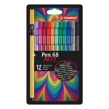 Fixy "Pen 68 ARTY", 12 barev, 1 mm, STABILO 6812-1-20 - 1/2