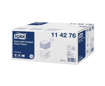 Toaletní papír "Premium extra soft", T3 system, 2 vrstvy, 252 útžků, TORK , extra bílý - 1