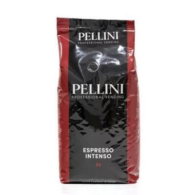 Káva zrnková, pražená, vakuově balené, 1000 g, PELLINI "Espresso Intenso"