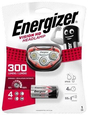 Čelovka "Headlight Vision HD", 2 LED, 3xAAA, ENERGIZER