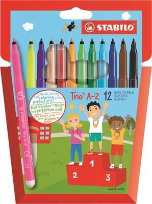 Fixy "Trio A-Z", 0,7mm, 12ks/ bal. , STABILO