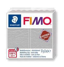 FIMO® "Leather Effect", šedá 57g